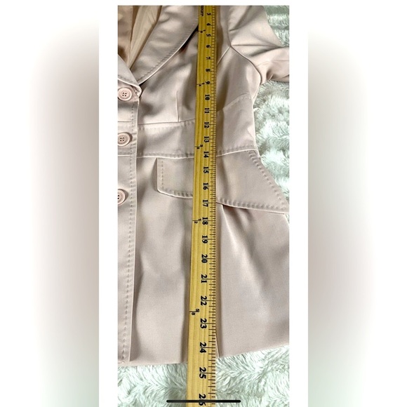 Anne Klein Women’s Size 4 Blush 2 Piece Skirt Suit Mock Pockets Business Career - Picture 12 of 15